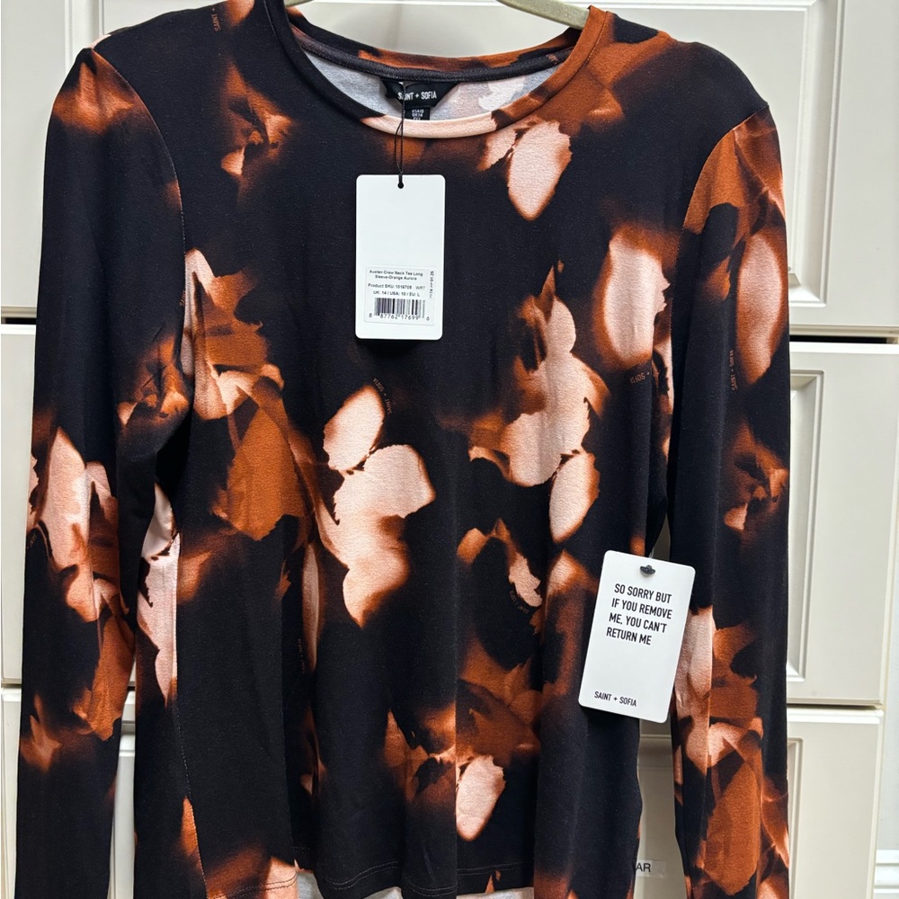 Saint + Sofia Floral Women's Blouse